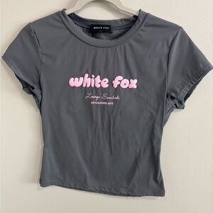 White Fox Gray Women's Top